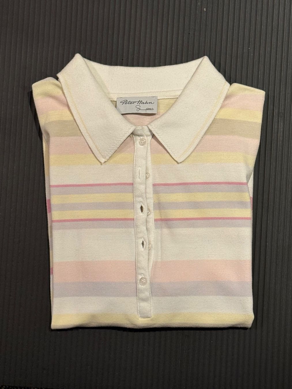 Peter Hahn Magliette Polo: Polo rayé Peter  Hahn d’été,40 – Usato da Genève venduto da fto_sz8d 3