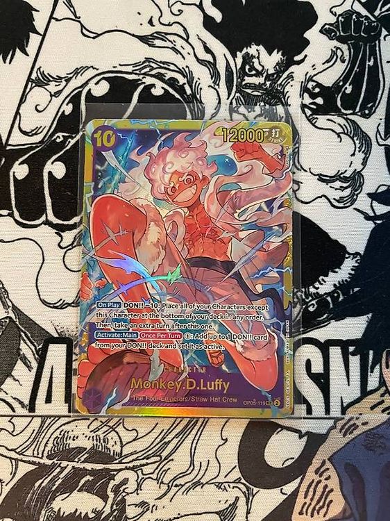 MONKEY D. LUFFY PSA 10 One Piece OP05-119 Gear 5 Alternate Art English