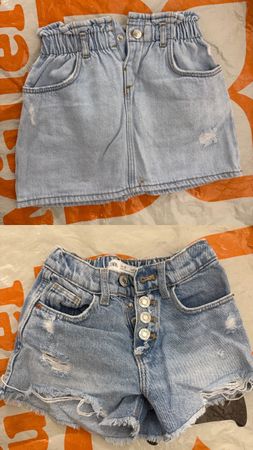 Rock & Shorts Set Zara, Gr. 104/116, Top Zustand!