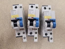 3 Stk. Siemens Leitungsschutzschalter 5SY41 C13 MCB