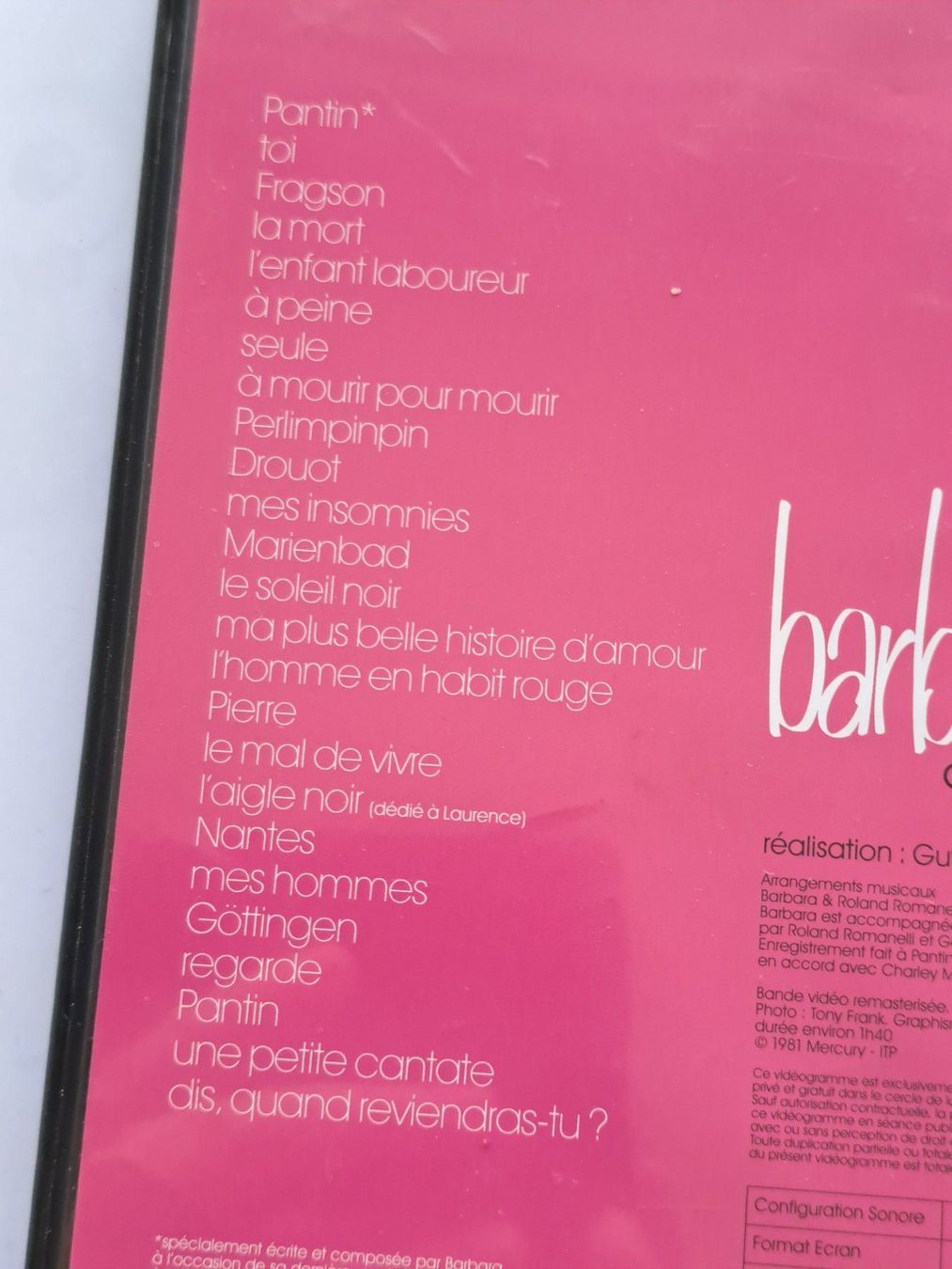 Tutti i DVDs: DVD Barbara - A Pantin  – Usato da Pully venduto da bro_n52j 2