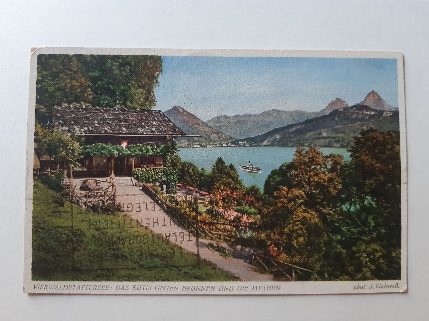 Cartoline postali: Rütli, telautographed stamp, postcard – Usato da Verscio venduto da giamma1985