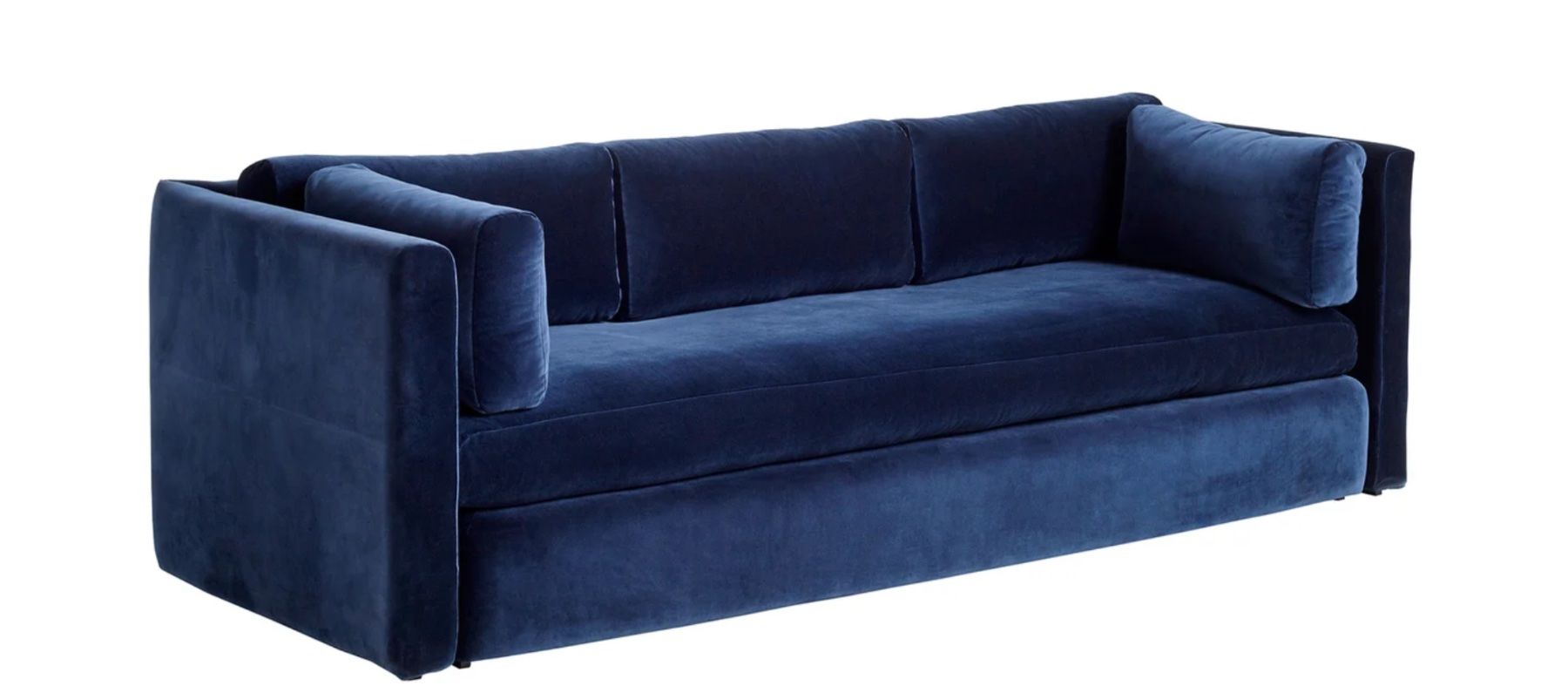 Hay Divani: Blue Velvet Hay Hackney Sofa – Usato da Vandoeuvres venduto da chm_m6j5