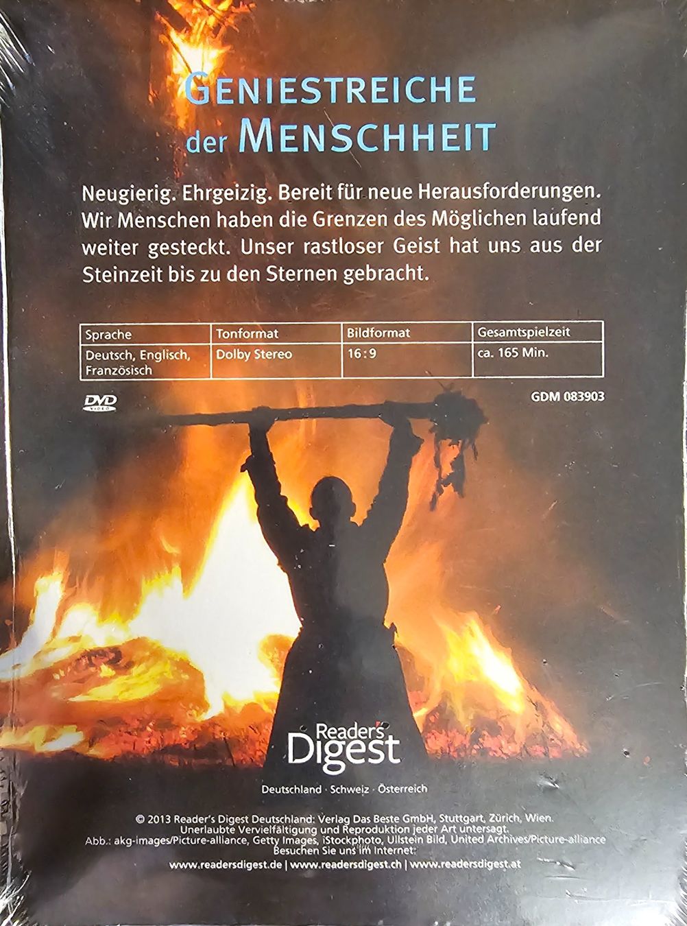 Tutti i DVDs: Geniestreiche der Menschheit – Nuovo e nell'imballaggio originale da Wahlen b. Laufen venduto da Cg10 1