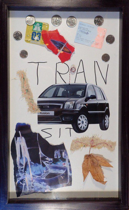 Gemälde: Collage: Transit Ford – Neu (gemäss Beschreibung) aus Fribourg von erw_68dx