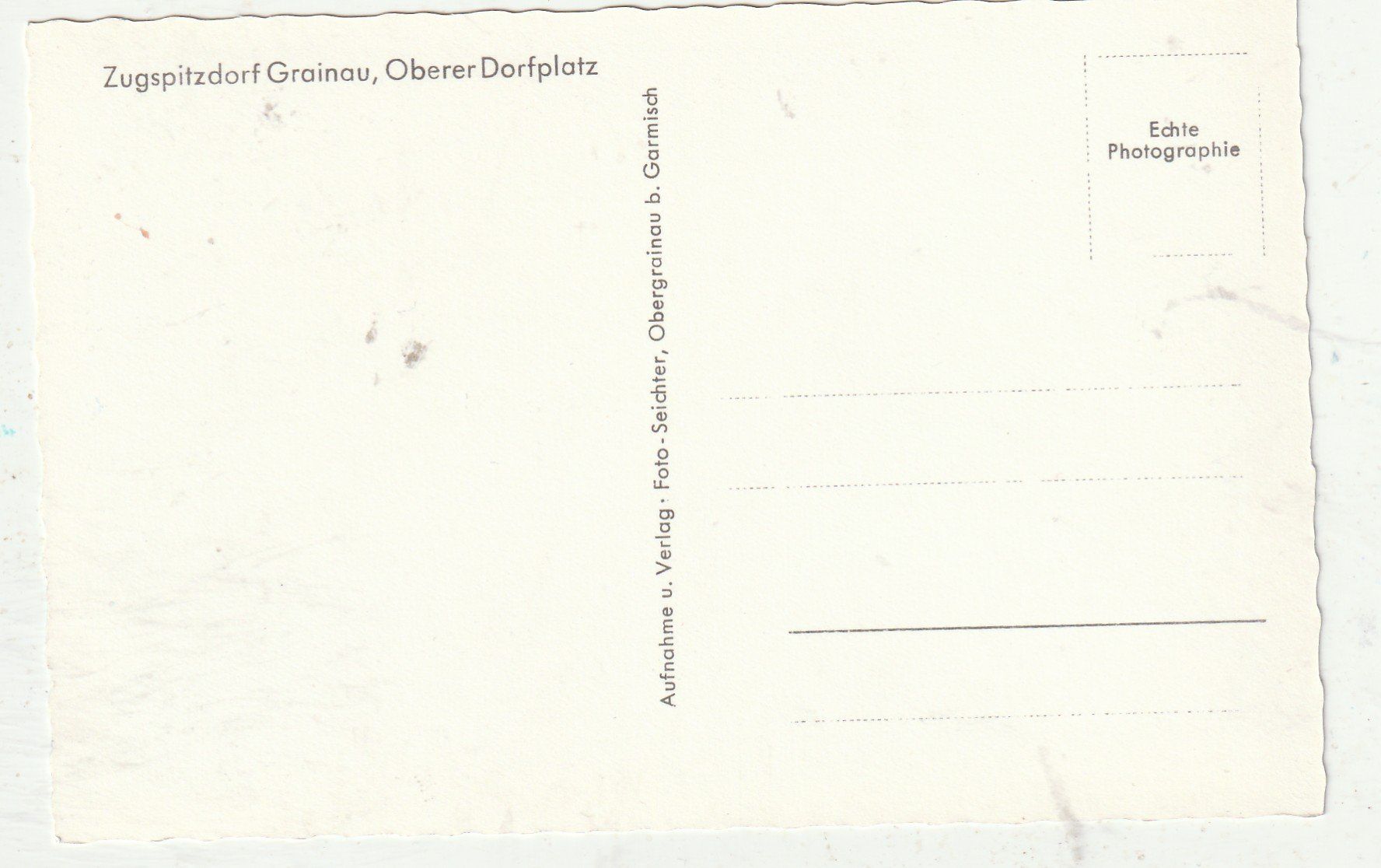 Cartoline postali: Zugspitzdorf Grainau – Usato da Lumbrein venduto da made02 1