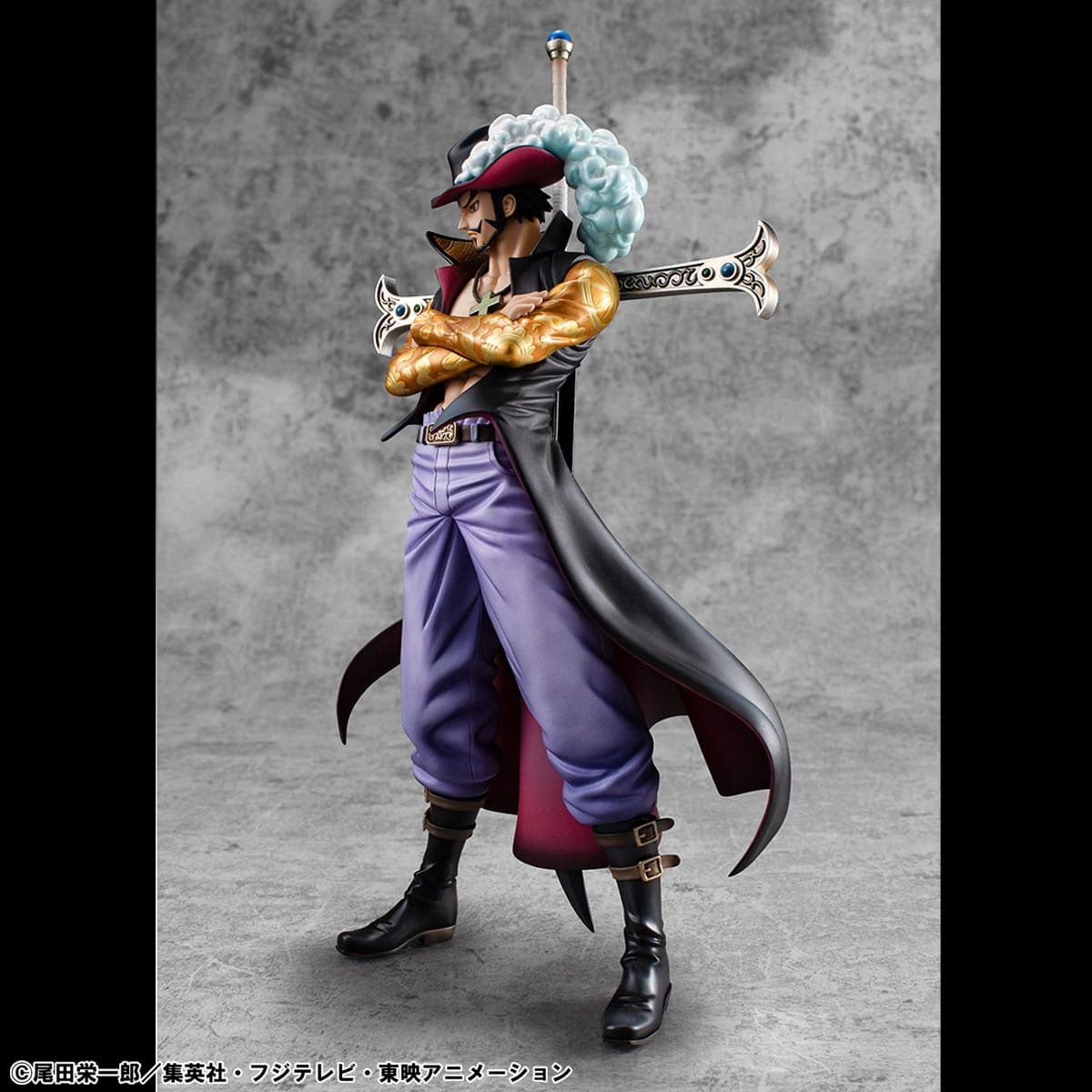 Statuette: One Piece P.O.P. SA-MAXIMUM Hawk Eye Dracule Mihawk Ver. R – Nuovo e nell'imballaggio originale da St-Imier venduto da ATTAKSHOP 1