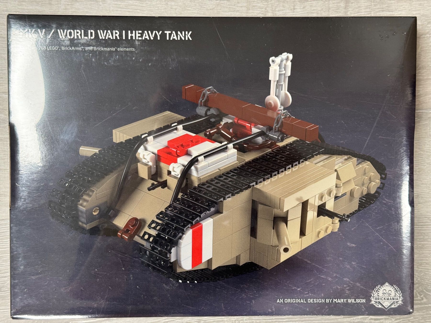 Brickmania Lego Tank Mark Brickmania Mk V World War I Heavy Tank