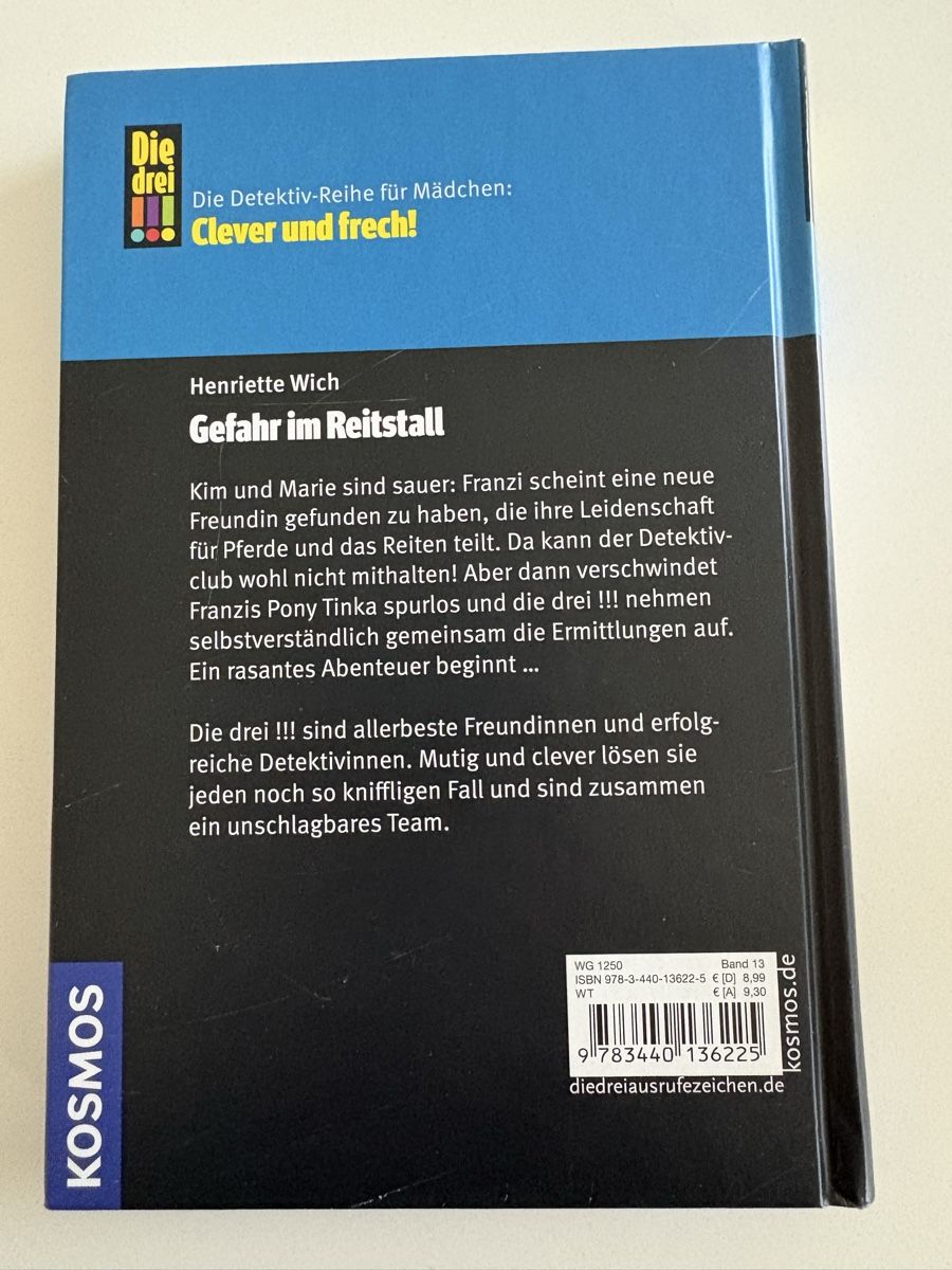 Libri: Die drei !!! Gefahr im Reitstall – Nuovo (secondo la descrizione) da Rain venduto da ali_t2vz 1