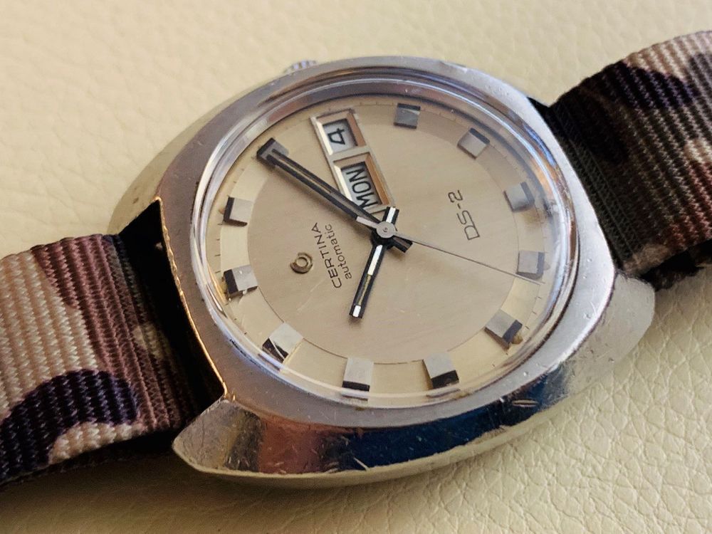 Montre Vintage CERTINA Swiss Quartz - Fonction Jour/date, Pile Neuve - Occasion