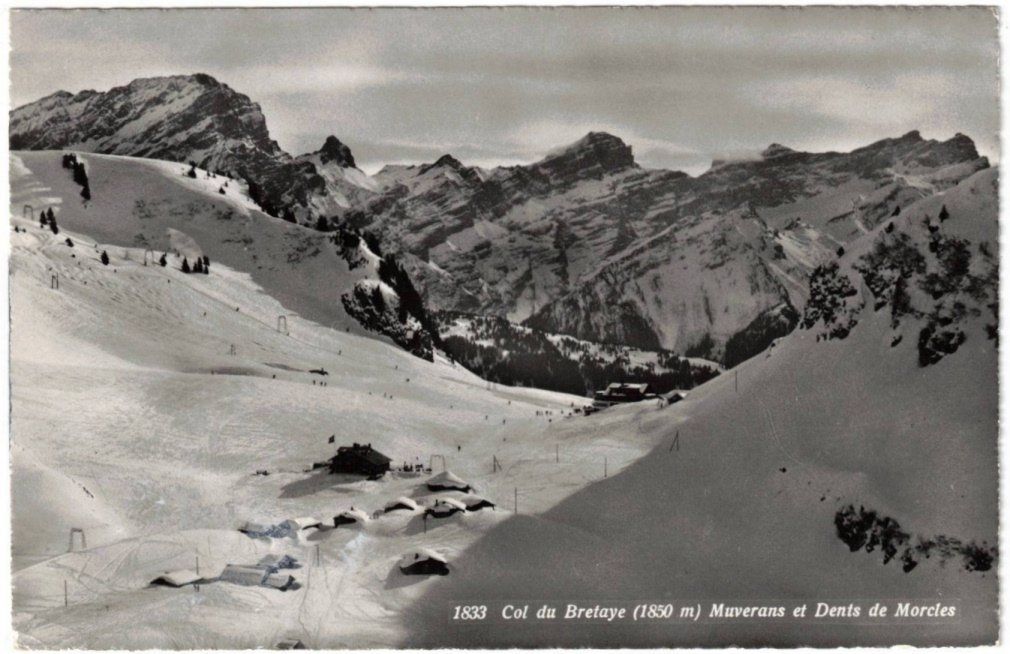 Ansichtskarten: Villars - Col de Bretaye – Gebraucht aus Binningen von Mountainrider