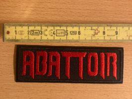 Abattoir Patch Aufnäher Sticker Metal Rock Band
