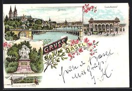Litho Basel, Teilansicht, Centralbahnhof