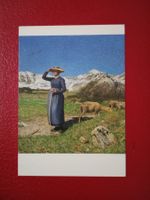 AK Kunst Segantini windiger Tag