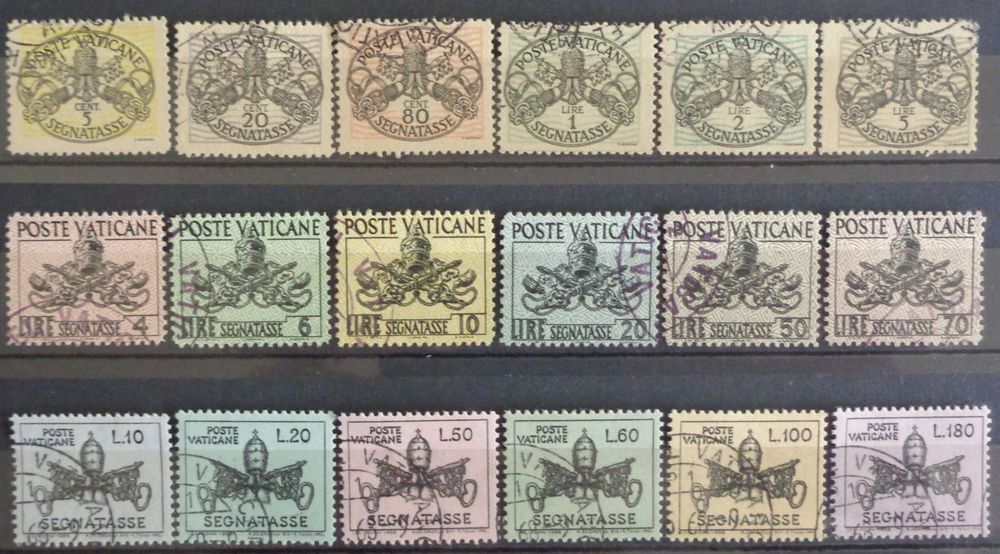 Prophila Collection Vatikanstadt Briefmarken P19-P24 Komplett – Postfrisch, MNH, 1968