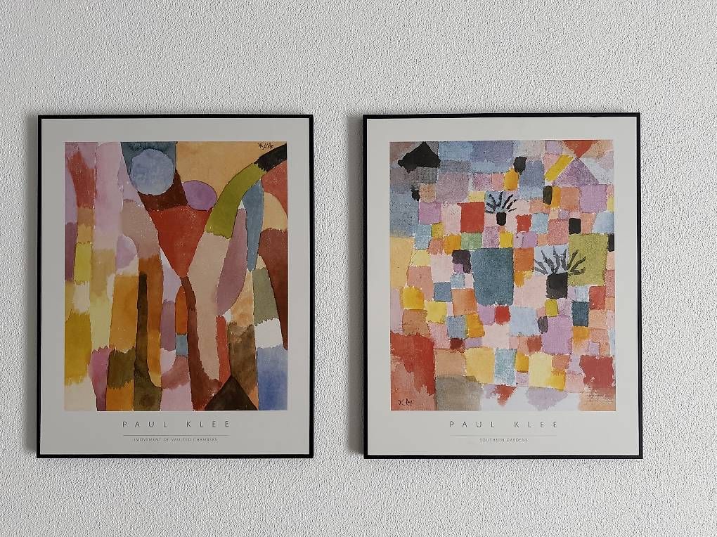 Posters & Illustrations: 2 gerahmte Paul-Klee-Kunstdrucke – D'occasion à Winterthur par Fazzoletto