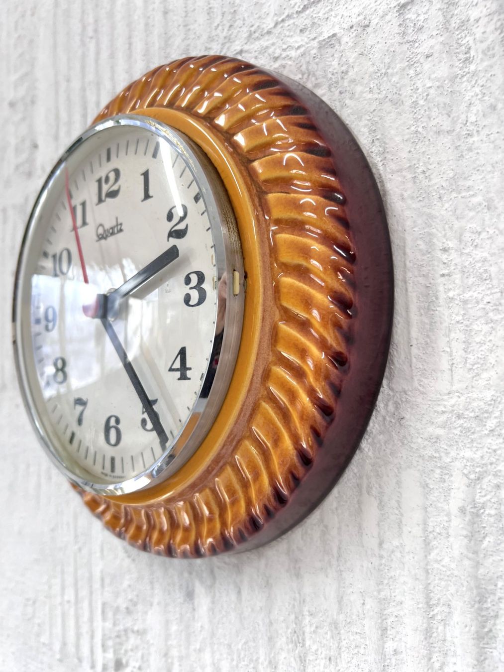 Orologi da terra & Orologi da parete: Vintage, Keramik Wanduhr – Usato da Walzenhausen venduto da stilvollwohnen 6