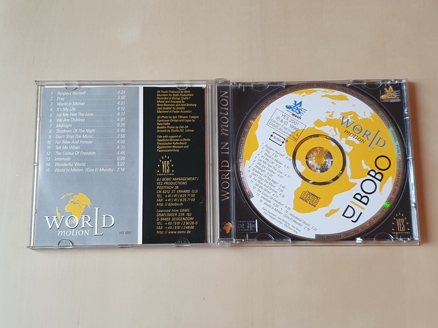 CDs: DJ Bobo World in Motion – Gebraucht aus Stansstad von collectorsshop 2