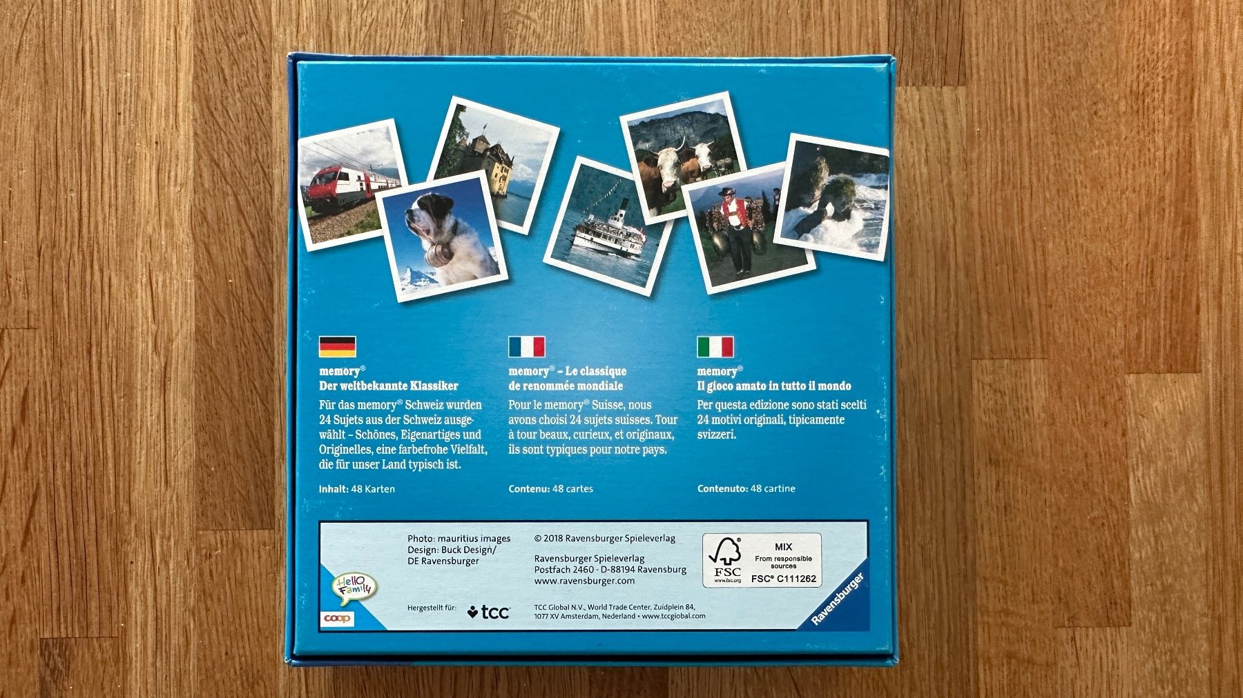 Ravensburger Giochi: Spiel - Ravensburger Memory Switzerland - Reisegrösse – Usato da Winterthur venduto da Secondhand-Family 3