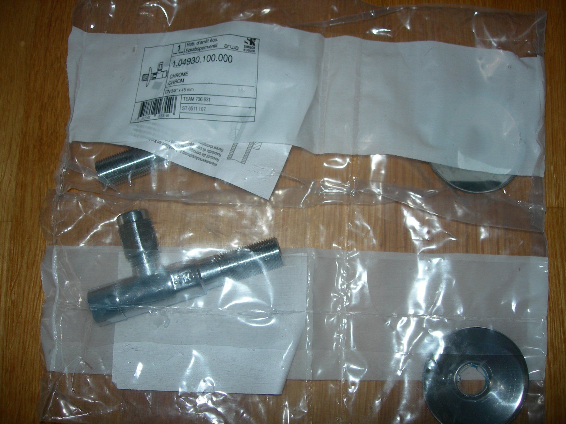 Armaturen: Eckabsperrventil 3/8" – Neu und originalverpackt aus Stäfa von Indi59