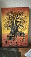 Afrikanisches Gemälde Baobab auf Leinwand