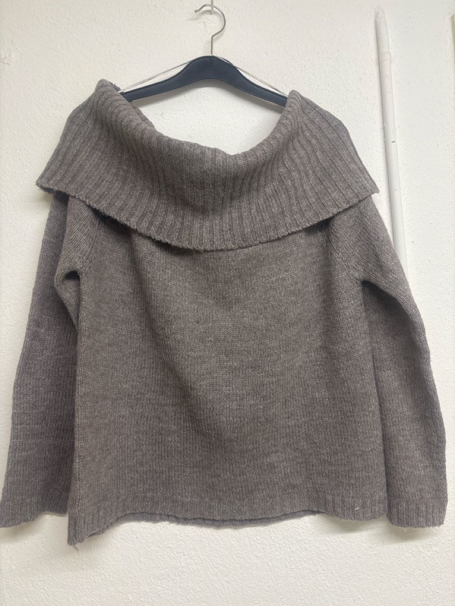 Maglioni & Felpe: Damen Pullover Chicoree grau Grösse XL Schulterfrei (No) – Usato da Wallisellen venduto da ASZT 1