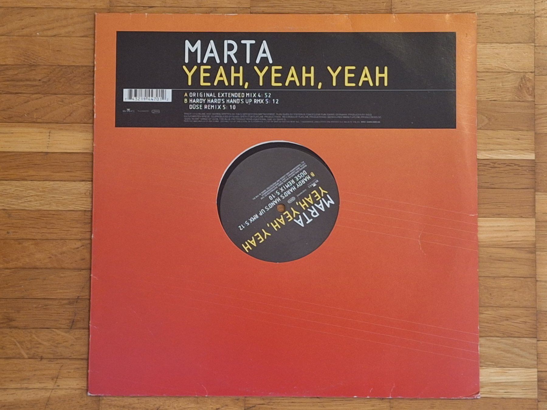 Schallplatten: Marta, Yeah, Yeah, Yeah - 12" Maxi DE 2002 – Neu (gemäss Beschreibung) aus Oberentfelden von Musicud