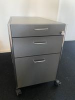 Caisson mobile  Ergodata gris, 3 tiroirs, bon état
