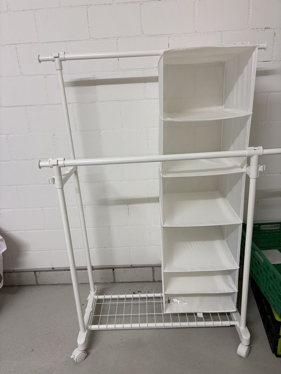 Ikea Porte manteau: Kleiderständer mit Regalfächern, weiss – Neuf (Voir description) à Embrach par ale_v5qn