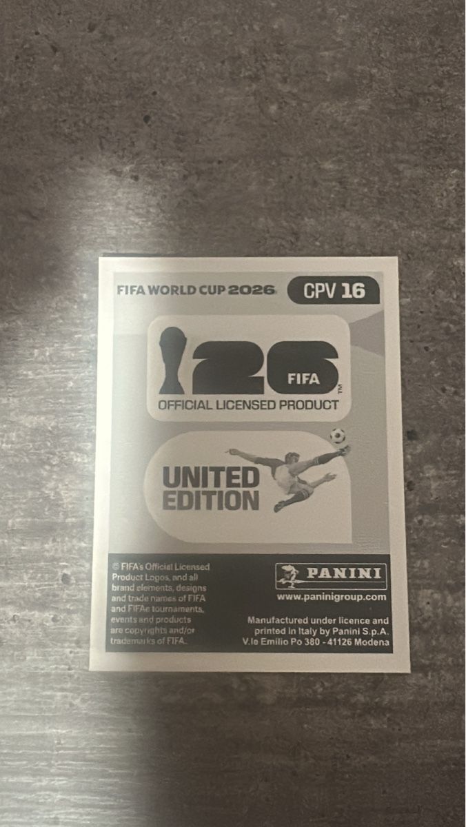 Panini Carte collezionabili: CPV 16 , FIFA WORLD CUP 2026 PANINI  – Nuovo (secondo la descrizione) da Frauenfeld venduto da 1PegPeg1 1