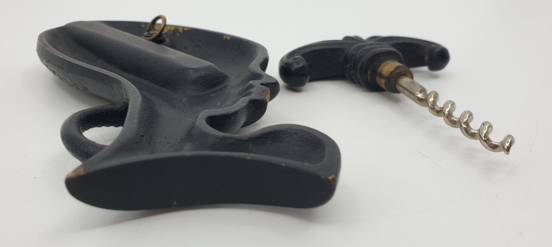 Sculptures & Statues: Mid Century Wandfigur mit Korkenzieher – D'occasion à Emmen par Brockofsky 5