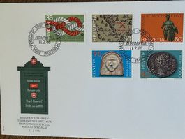 🌟  FDC Werbemarken I. kompletter Satz 1986 Nr.: 720 - 724