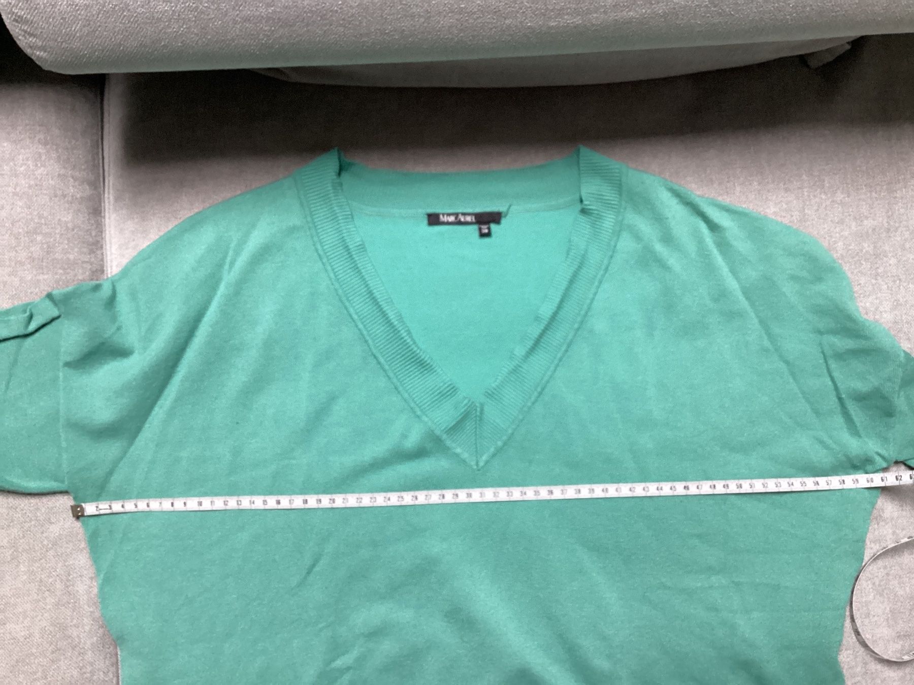 Pullover & Sweatshirts: Marc Aurel Damen Pullover V-Ausschnitt mint petrol Gr. 38 – Gebraucht aus Homberg b. Thun von Homata 3