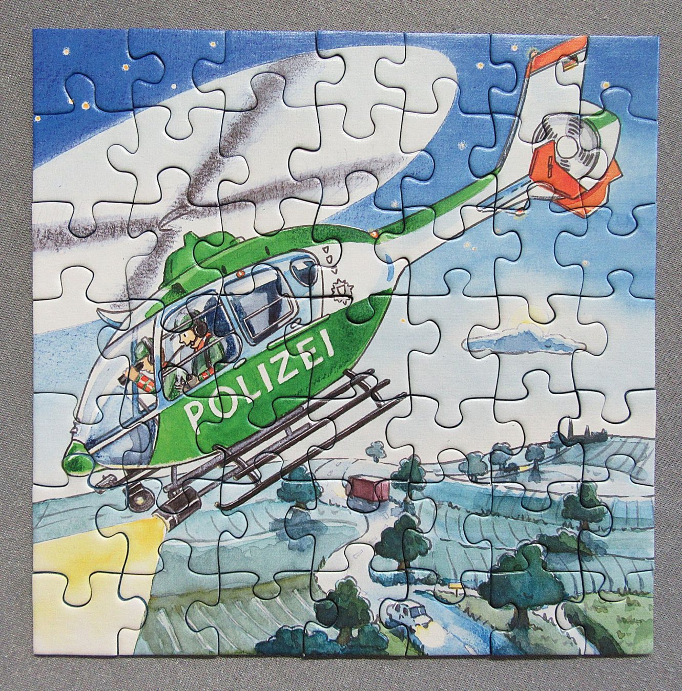 Ravensburger Puzzle: Ravensburger Puzzle - Polizeieinsatz - 3 Puzzle – Usato da Auenstein venduto da Padabimbim 3