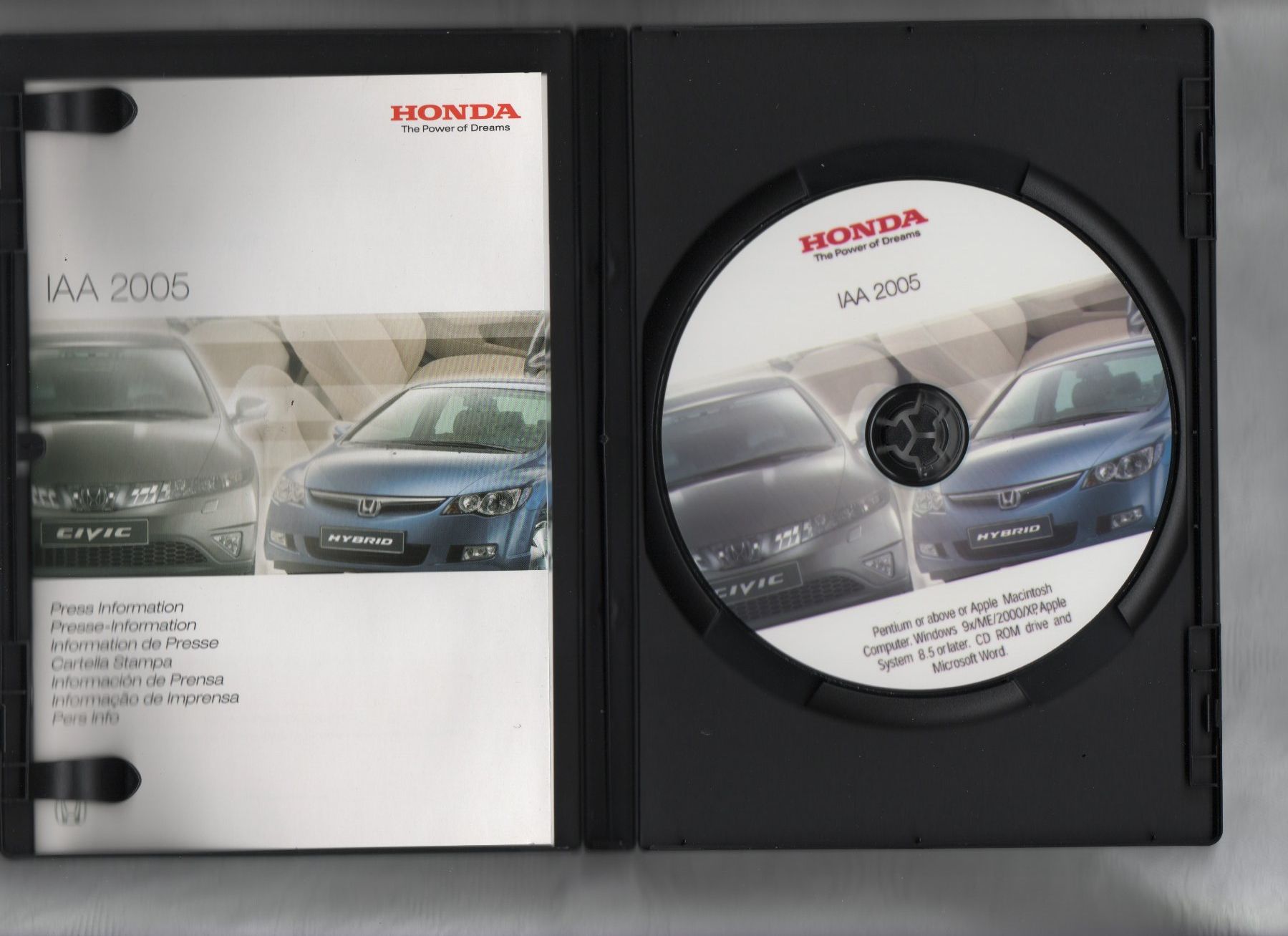 Honda Documenti: Presseinformation Honda IAA 2005 – Usato da Corminboeuf venduto da corbay51071 1