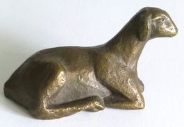 BAG TURGI - SCHAF, Bronzeguss, Länge 11 cm
