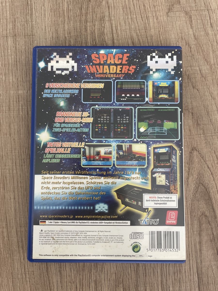Spiele: Space Invaders Ps2 – Gebraucht aus Hagendorn von masterchieff 1