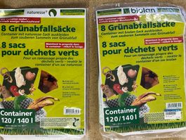 2 Paket Abfallsack für Grüncontainer