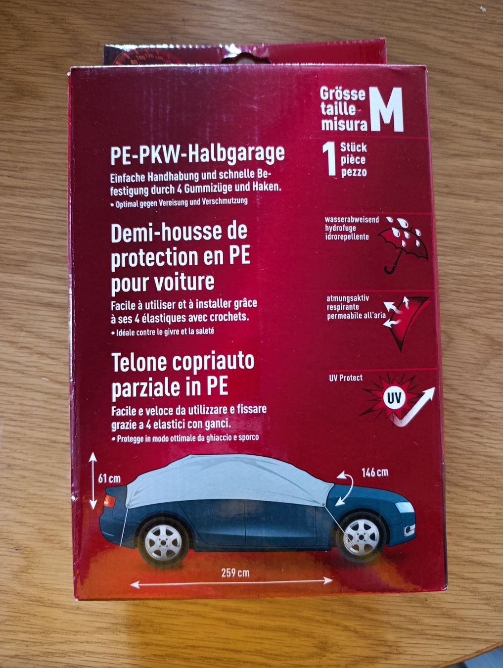 Coperture: Neue Autohalbgarage – Nuovo e nell'imballaggio originale da Eggiwil venduto da Ritlae