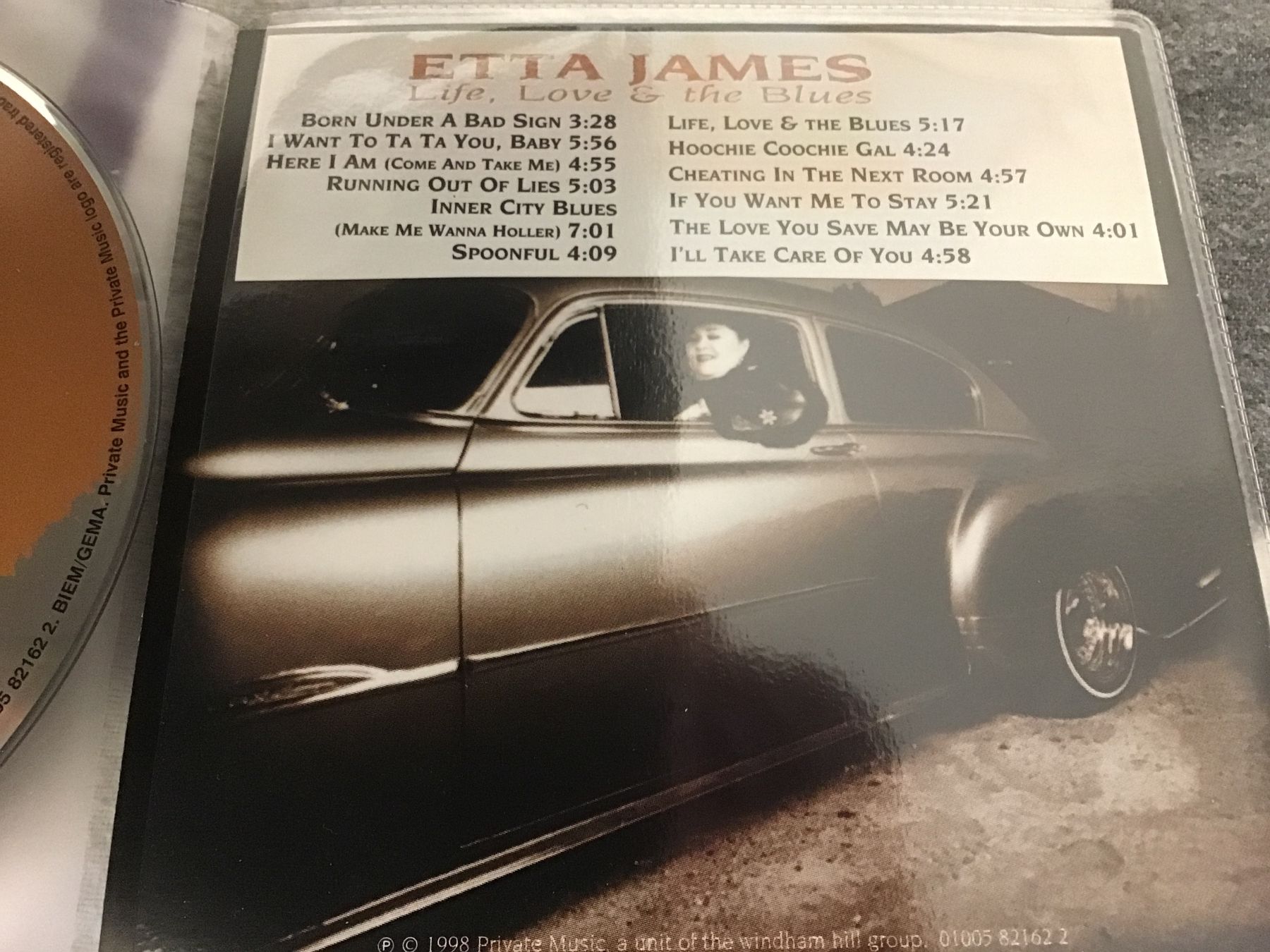 CD: Etta James - Life, Love & the Blues CD – Usato da Thierachern venduto da sweden08 1