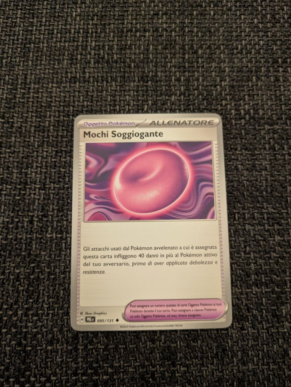 Pokémon Carte collezionabili: BINDING MOCHI, PRISMATIC EVOLUTIONS, 95, 2025, UNC, ITA, NM – Usato da Losone venduto da AlpineLayer