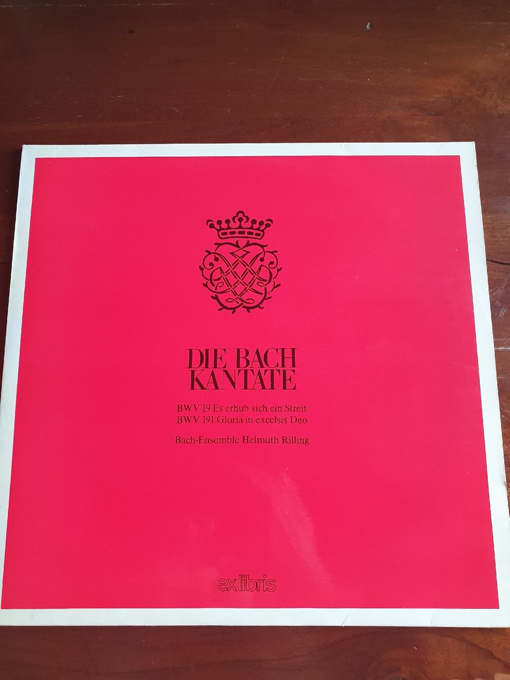 Dischi in vinile: Bach Kantate Schallplatte, Helmuth Rilling, - Rarit – Usato da Grandval venduto da JeroenK