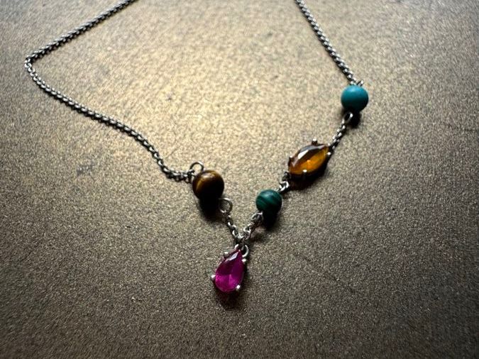 Thomas Sabo Catenine: Silberkette | Thomas Sabo | farbige Steine 🍒 – Nuovo (secondo la descrizione) da Kilchberg ZH venduto da nad_6dwp