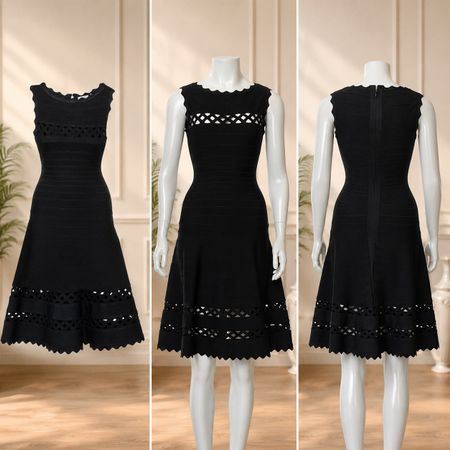 Herve Leger Viskose Kleid