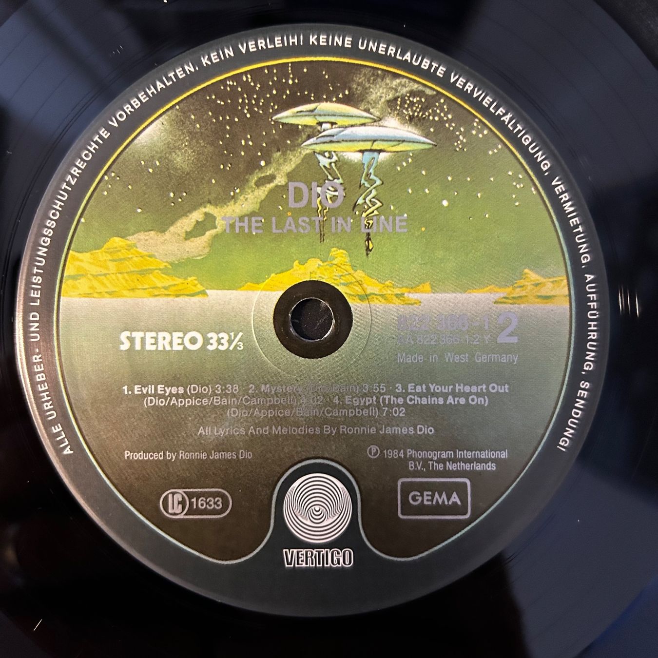 Dischi in vinile: Dio - The Last In Line, LP Vinyl – Usato da Aesch BL venduto da BlueMusicRecords 5