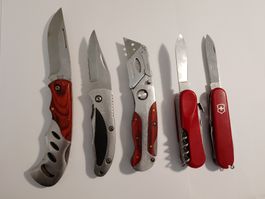 Lot Wenger/Victorinox und andere, Sackmesser 