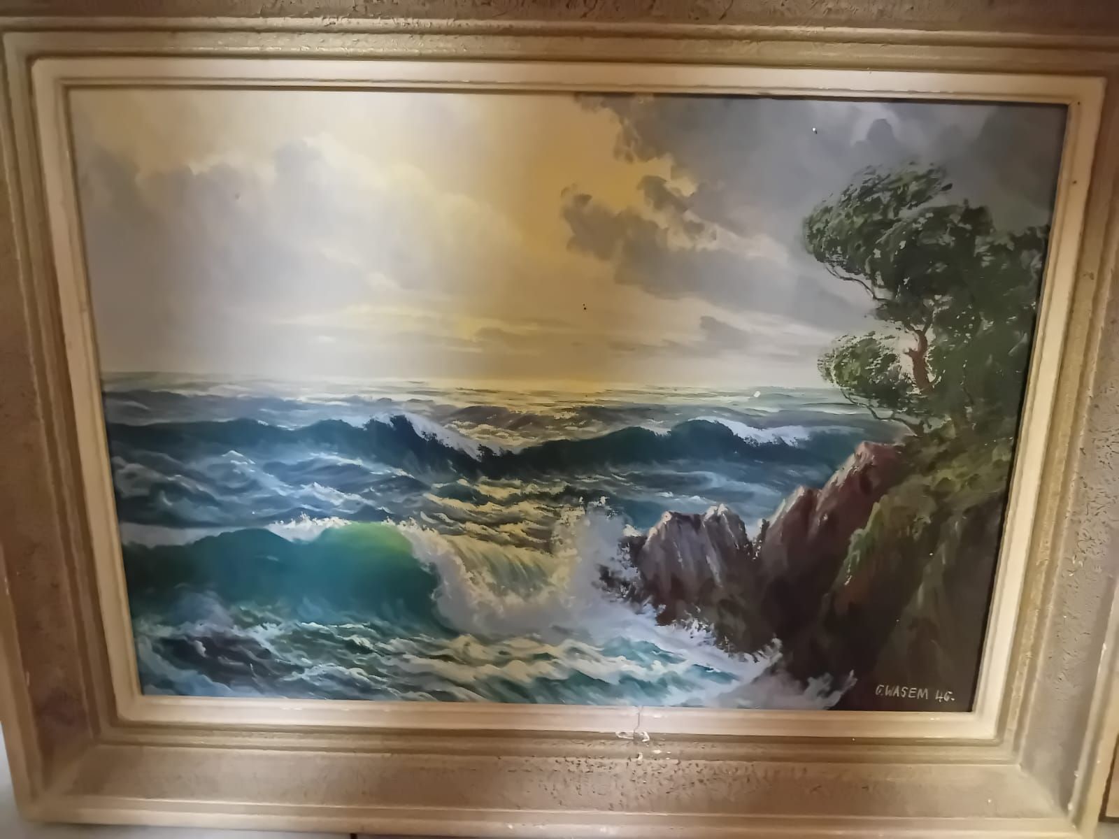 Dipinti: Bilder Gemälde Deko Kunst Malerei – Usato da Turbenthal venduto da fatalbeauty