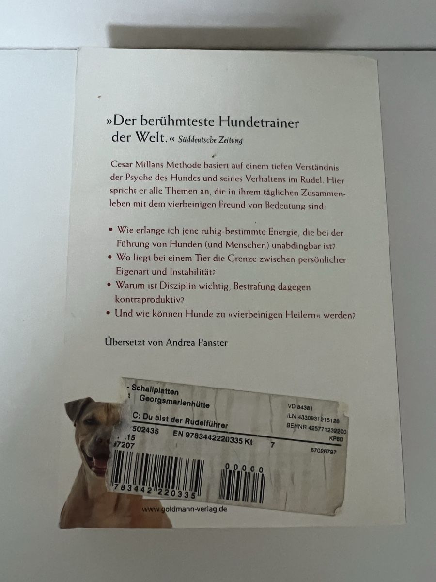 Libri: Cesar Millan Hundebuch "Du bist der Rudelführer" – Nuovo (secondo la descrizione) da Pfäffikon ZH venduto da Batgirl78 2