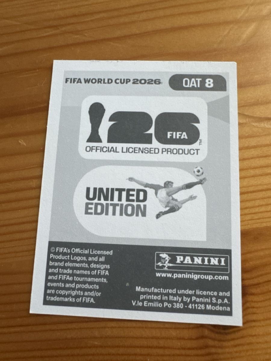 Panini Sammelbilder & Trading cards: Panini FWC 2026 Qat8 – Gebraucht aus Vesenaz von miguelfdfrade 1