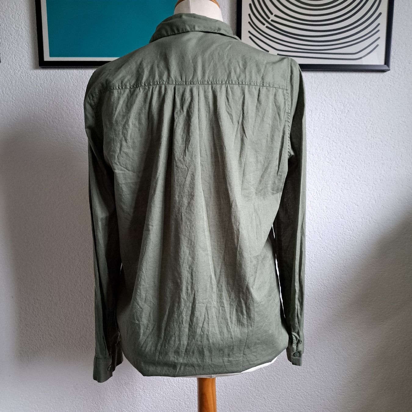 H&M Camicette: H&M Bluse, olivegrün, Gr. 38 – Usato da Kriegstetten venduto da Jakasi 1